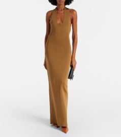 Khaite Mahi Halter Neck Dress at Mytheresa