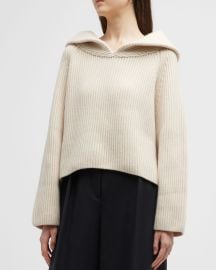 Khaite Raisa Cashmere Shawl Sweater at Neiman Marcus