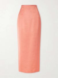 Khaite Winton Skirt in Dahlia at Net a Porter