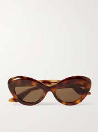 Khaite x Oliver Peoples 1968C 53mm Oval Sunglasses in Dark Brown at Net a Porter