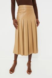 Khaki Herson Skirt Veronica Beard at Tuckernuck