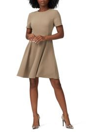 Khaki Paneled Dress by Theory for 69 Rent the Runway at Rent the Runway