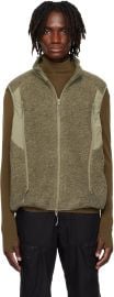 Khaki Polar Fleece Vest at ssense