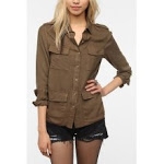 Khaki shirt from Urban Outfitters at Urban Outfitters