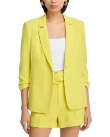Khloe Ruched-Cuff Blazer at Bloomingdales