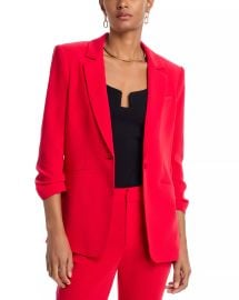 Khloe Ruched-Cuff Blazer at Bloomingdales