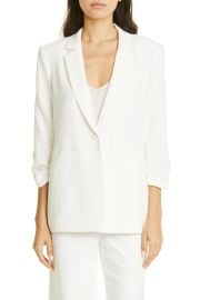 Khloe Ruched Sleeve Blazer at Nordstrom