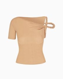 Khy Mesh Stretch Twisted Top at Khy