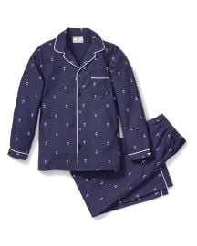 Kid39s Twill Pajama Set in Portsmouth Anchors at Petite Plume