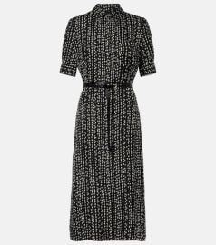 Kieran silk printed shirt dress at Mytheresa