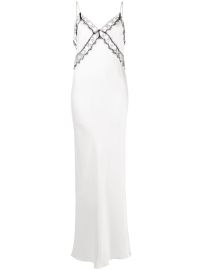 Kiki De Montparnasse lace-insert Slip Dress - at Farfetch