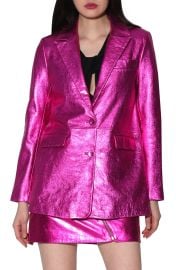 Kiki Metallic Leather Blazer at Nordstrom Rack