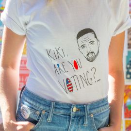 Kiki are you voting T-shirt at SameSide