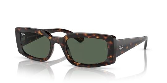 Kiliane Bio-based Sunglasses in Havana and Dark Green - RB4395 Ray-Ban US at Ray Ban