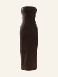 Killa dress in Brown Croc at Cultnaked
