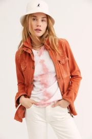 Kimberly Suede Shirt Jacket at Free People