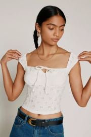 Kimchi Blue Anais Eyelet Top at Urban Outfitters