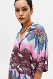 Kimchi Blue Ashton Patchwork Souvenir Shirt at Urban Outfitters