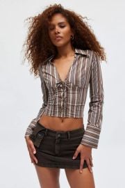 Kimchi Blue Cleo Slim Blouse at Urban Outfitters