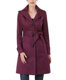 Kimi Kai Womens Adel Water-Resistant Hooded Trench Coat - Macys at Macys