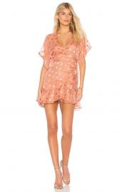 Kimono Mini Wrap Dress at Revolve