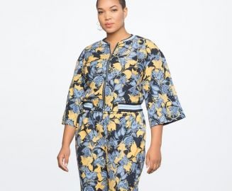 Kimono Sleeve Bomber by Eloquii at Eloquii