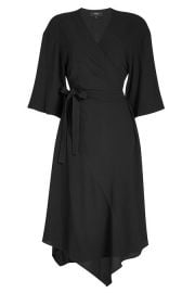 WornOnTV: Summer’s black wrap dress on The Young and the Restless ...