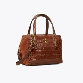 Kira Embossed Small Satchel at Tory Burch