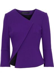 Kirkham V-neck Wool Jacket by Roland Mouret at Selfridges