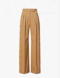 Kirsch wide-leg high-rise wool trousers at Selfridges