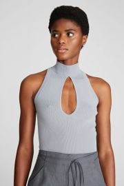 Kit Top In Matte Viscose Halston at Halston