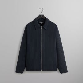 Kith Double Weave Full Zip Coaches Jacket - Nocturnal at Kith