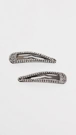 Kitsch x Justine Marjan Rhinestone Snap Clips at Shopbop