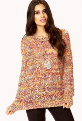 Kitschy-Chic Marled Sweater at Forever 21