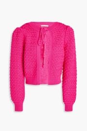 Kitty Cropped Wool Blend Cardigan at The Outnet