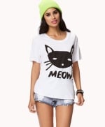 Kitty tee at Forever 21 at Forever 21