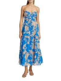 Kivari Aurora Floral Midi Dress at Saks Fifth Avenue