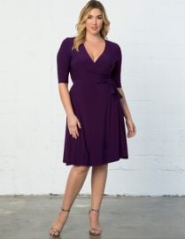 Kiyonna Wrap Dress Plus Size Flattering Wrap Dresses at Kiyonna