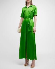 Klement Cargo-Pocket Maxi Dress at Neiman Marcus