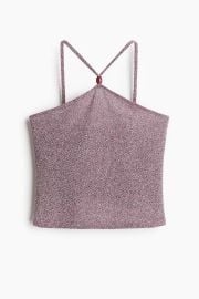 Knit Camisole Top - Pink melange - Ladies HampM US at H&M