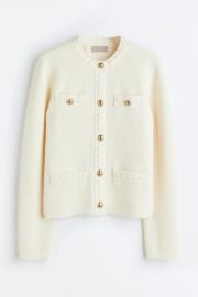 Knit Cardigan - Cream - Ladies HampM US at H&M