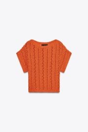 Knit Crop Top at Zara