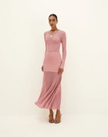 Knit Liz Long Dress - Light Sweet Heart at Vix