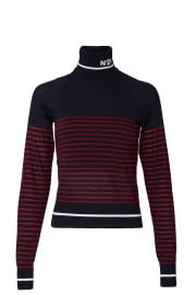 Knit Logo Turtleneck at Rent The Runway