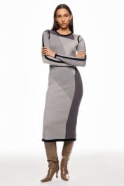 Knit Midi Color Block Dress by TOCCIN X RTR Rent the Runway at Rent the Runway