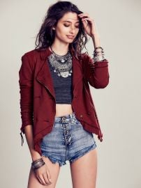 Knit Moto Jacket at Free People