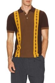 Knit Polo Stripe Argyle at FWRD