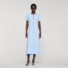Knit maxi dress at Sandro
