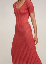 Knit midi dress -  Women   USA at MANGO