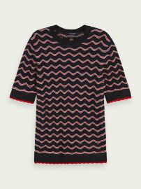 Knitted Short Sleeve T-Shirt by Scotch  Soda at Scotch and Soda